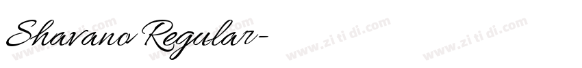 Shavano Regular字体转换 Shavano Regular字体转换